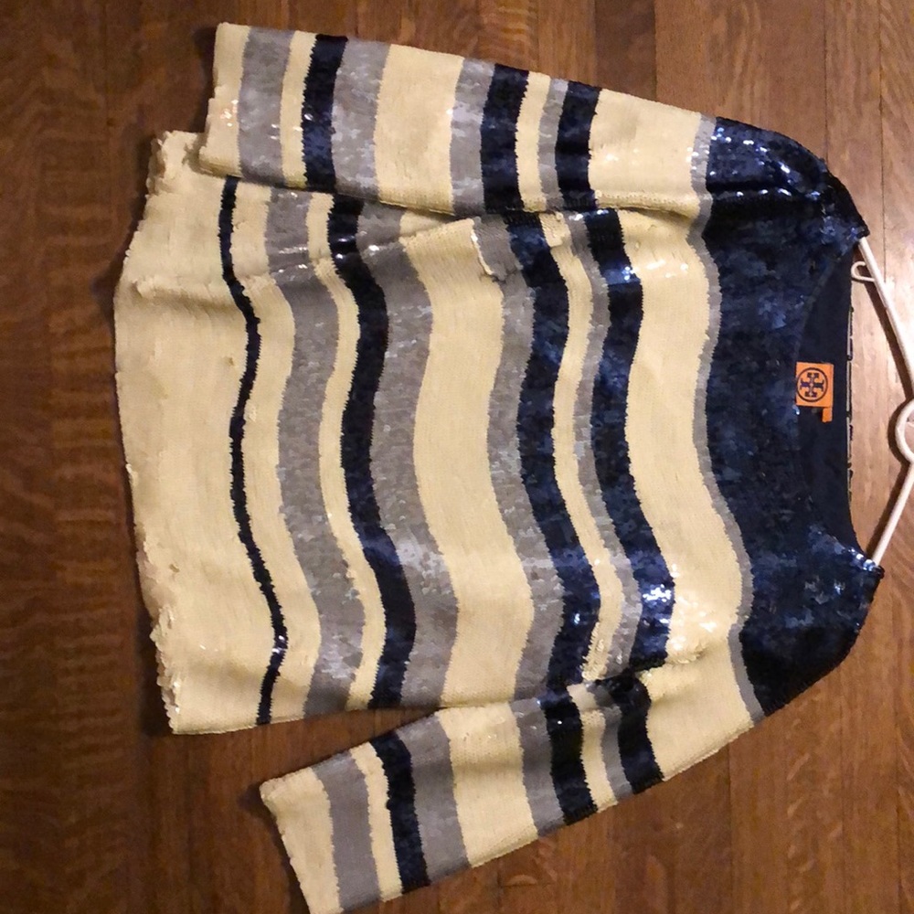 Tory Burch Sequin Sweater